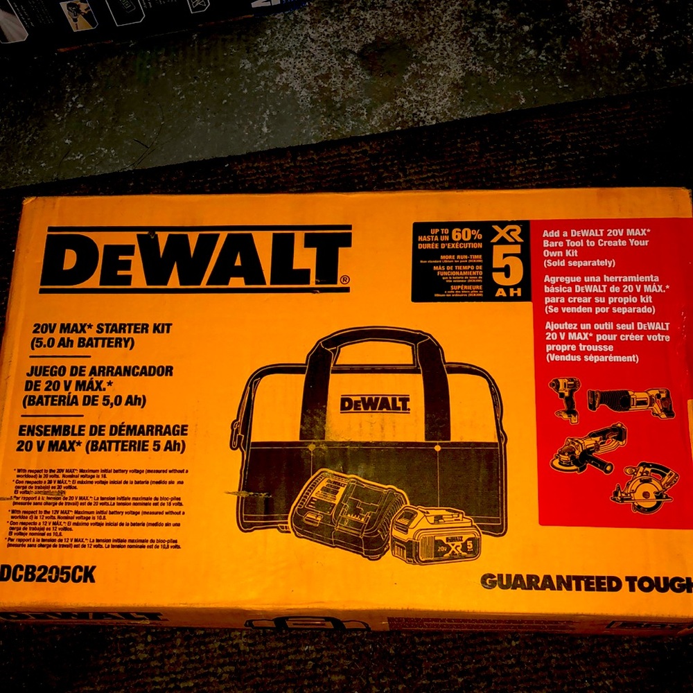 DeWalt 20V Starter Kit